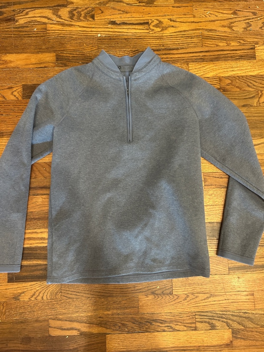 adidas Men's Charcoal Half-Zip Pullover Sweater